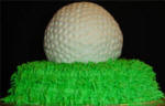 3d golf ball cake