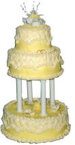 Anniversary or wedding cake