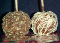 Chocolate covered apples